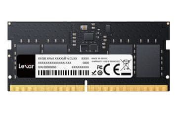 slomart Lexar DDR5 SODIMM RAM modul za prijenosno računalo 8GB (1x8GB) 4800MHz CL40