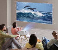 O1 Mini LED projektor FullHD 1080p HDMI kućno kino daljinski upravljač + stativ