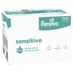 Pampers Sensitive vlažne maramice, 780 komada