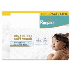 Pampers Aqua Harmonie vlažne maramice, 540 komada