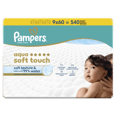 Pampers Aqua Harmonie vlažne maramice, 540 komada