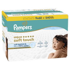 Pampers Aqua Harmonie vlažne maramice, 540 komada