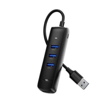 Ugreen USB-A 3.0 4-portni USB-A hub, 1m (80657)