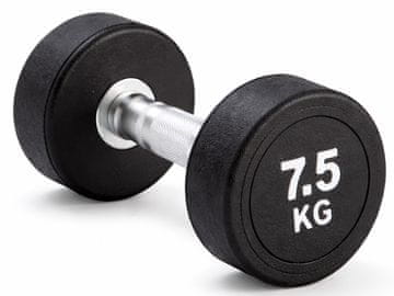 Kubisport 7,5 kg crna ovalna bučica
