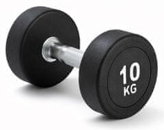 Kubisport 10 kg ovalna crna bučica