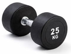 Kubisport 25 kg crna ovalna bučica