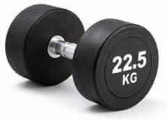 Kubisport 22,5 kg crna ovalna utega