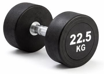 Kubisport 22,5 kg crna ovalna utega