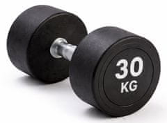 Kubisport 30 kg ovalna crna bučica