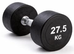Kubisport 27,5 kg crna ovalna bučica
