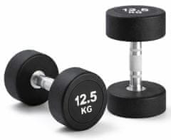 Kubisport 12,5 kg ovalna crna bučica