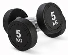 Kubisport 5 kg ovalna crna bučica