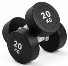 Kubisport 20 kg ovalna crna bučica