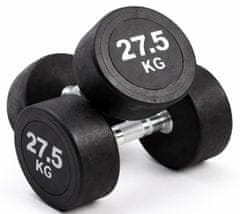 Kubisport 27,5 kg crna ovalna bučica