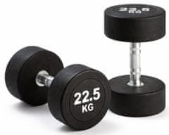 Kubisport 22,5 kg crna ovalna utega