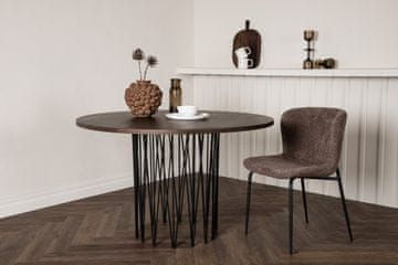 Venture Design AB Blagovaonski stol Stone 74x120 cm Crni
