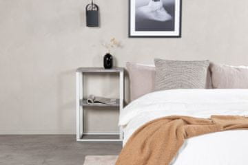 Venture Design AB Noćni ormarić Rise 45x30 cm Sivi