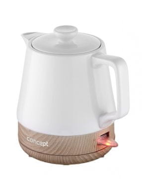 slomart Concept RK0060 Keramični kuhalo za vodu, 1.0L, bijeli