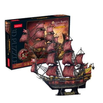 Puzzle Cubic Fun Zemsta Królowej Anny 3D Puzzle - Jubilarno izdanje