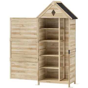 Homestar Vrtni ormar 80x49x170 cm smeđi