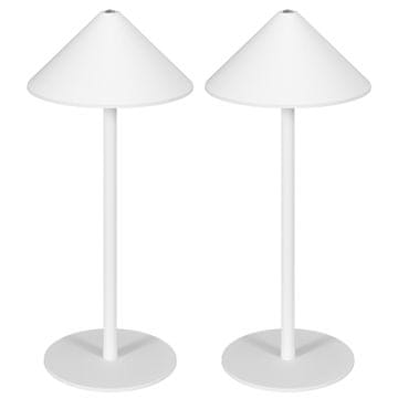 Homestar Set od 2 stolne lampe, 15x31,5 cm, bijela