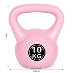 ModernHome ModernHome girja za vježbanje 10 kg, ružičasta