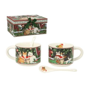 Homestar Šalice MIA CATS 2 kom H6,8cm 280ml