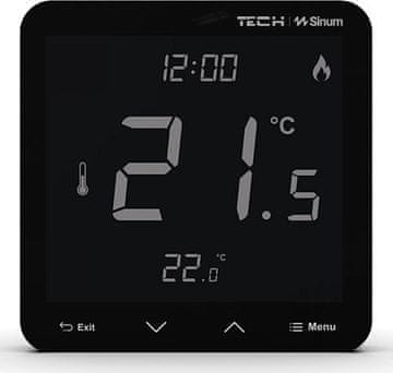 slomart Tech Controllers R-S3 žični sobni termostat, crni