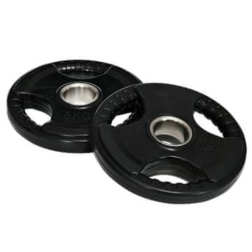 Homestar Set utega za utege, trigrip, gumirano, 24x3,5 cm, crna