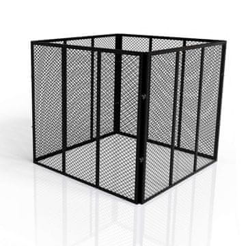 Homestar Kanta za kompost 800 L 80x80x70 cm Crna