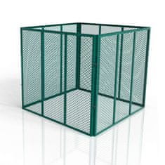Homestar Kanta za kompost 450L 80x80x70 cm Zelena