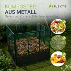 Homestar Kanta za kompost 450L 80x80x70 cm Zelena