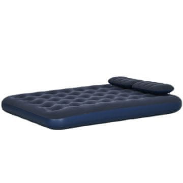 Homestar Zračni madrac za dvoje 203x152x22 cm plavi