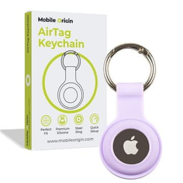 Mobile-origin Privjesak za ključeve AirTag, ljubičasti (FRL-ATKC-PUR)
