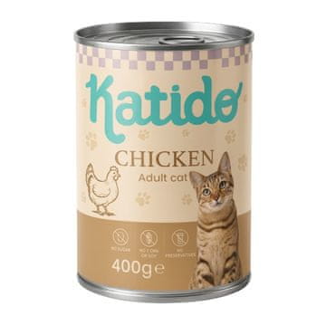 slomart KATIDO mokra hrana za mačke, piletina, 400g