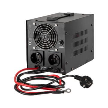 Kemot KEMOT PROsinus-500 napajanje, čisti sinusni izlaz, 12V punjenje, 500VA/300W, crno
