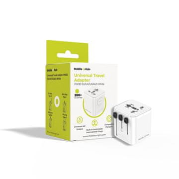 Mobile-origin PW30 univerzalni putni adapter, bijeli (MO-UTRA-PW30-WHT)