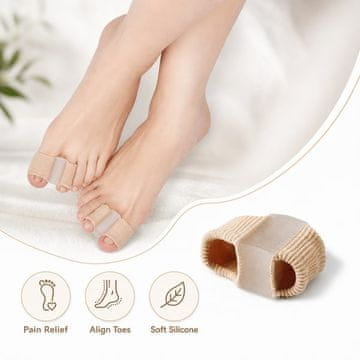 Cool Mango silikonski razdjelnik za prste 2 komada (1 + 1 GRATIS), za ugodniji korak - ToeAligner