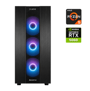 Anni Gamer Advanced računalo, AMD Ryzen 5 5500, 16GB, SSD1TB, RTX5060, FreeDOS