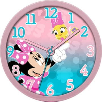 Northix Zidni sat Minnie Mouse, dekorativni dizajn, lako čitljiv