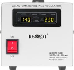 Kemot MSER-500 stabilizator napona 500VA 3% (5901890048927)