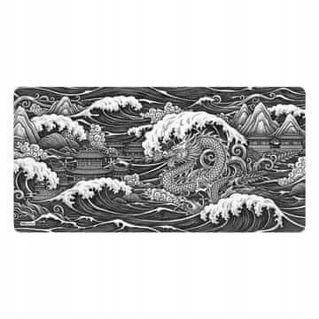 Velika podloga za miša debljine 4 mm, kvalitetna 120x60 cm, KBcustom Gift 001