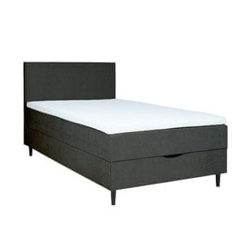 Homestar Kontinentalni krevet LAARA 120x200 cm, tamnosivi