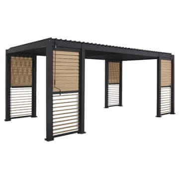 Homestar Paviljon MIRADOR-111 3x6m tamnosivi