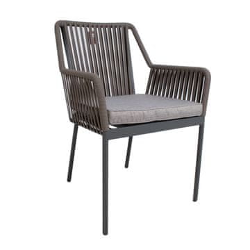 Homestar Stolica ANDROS siva taupe