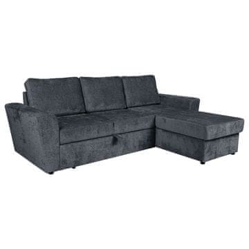 Homestar Kutna sofa na razvlačenje INGMAR antracit
