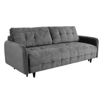 Homestar Sofa na razvlačenje SARITA za 3 osobe, siva