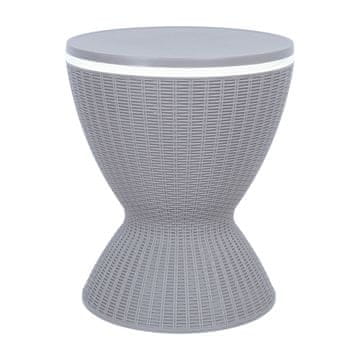 Homestar Bar set BELLE 3 u 1 sivi plastični