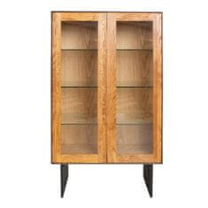Homestar Vitrina VALENCIA 90x45x160 cm, hrast
