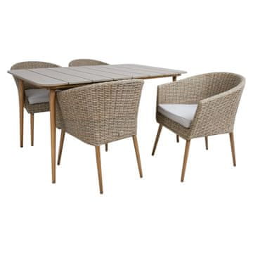 Homestar Vrtni set namještaja Norway stol i 4 stolice